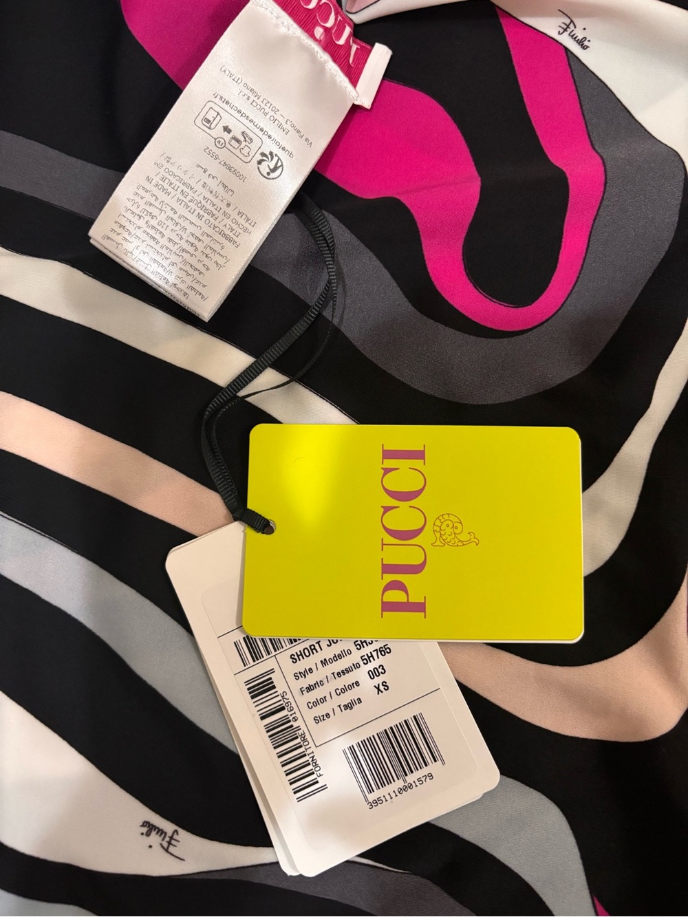 Pucci Pink and Black Romper - Picture 4 of 4
